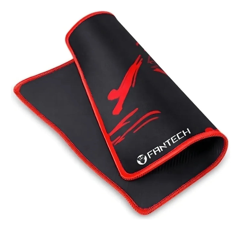 Mouse Pad gamer Fantech Sven MP44 de goma 35cm x 44cm x 4mm negro/rojo