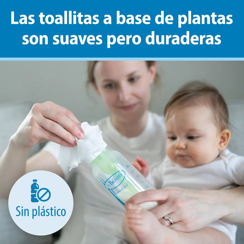 Toallitas Humedas Para Chupos Y Teteros 40 Unidades Dr Brown