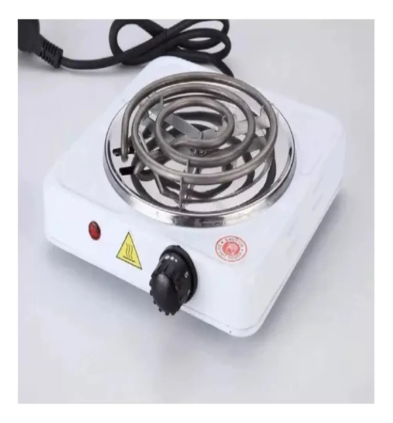 Estufa Eléctrica Portátil Cocina Un Puesto Blanco