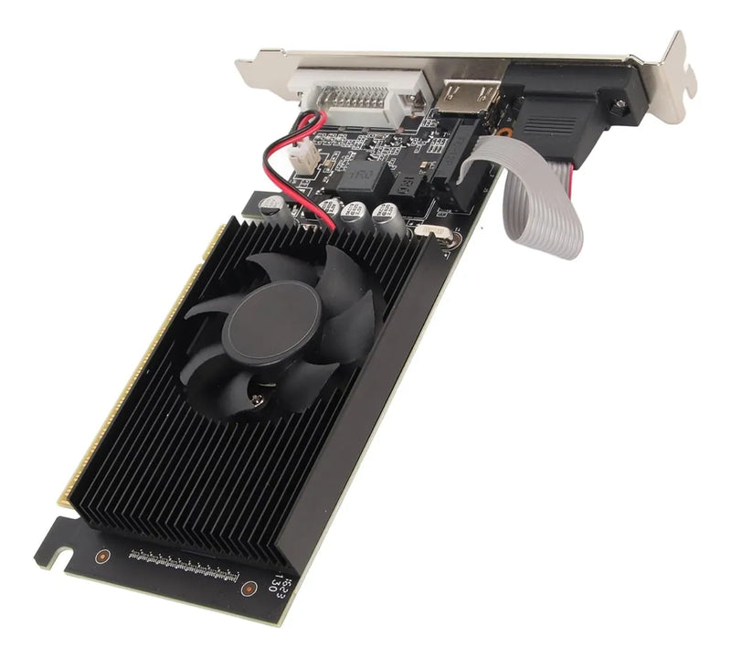 Tarjeta Grafica Gt610 2gb Ddr3 Pcie, Enfriamiento Silencioso