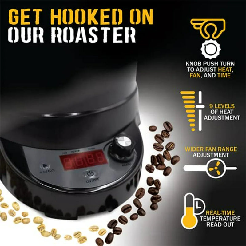 Tostador De Café Automático Sr800 - Control De Calor Variabl