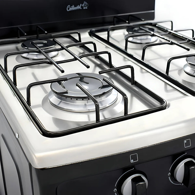 Estufa Continental Con Gabinete Gas Natural 7313 Color Negro