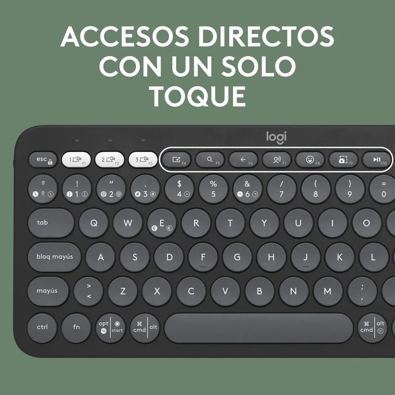 Logitech Combo Multi-dispositivo: Teclado K380s + Mouse M720 Mouse Negro Teclado Negro