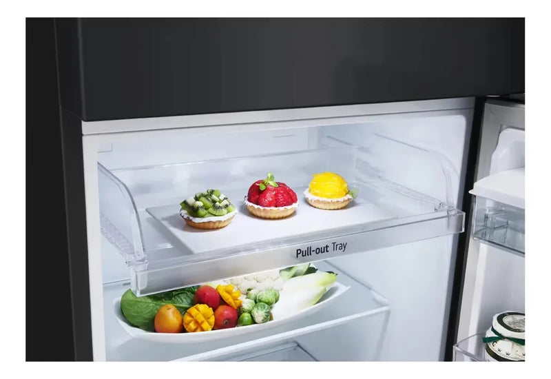 Nevera LG Top Freezer Doorcooling Thinq 334 Lt Negra