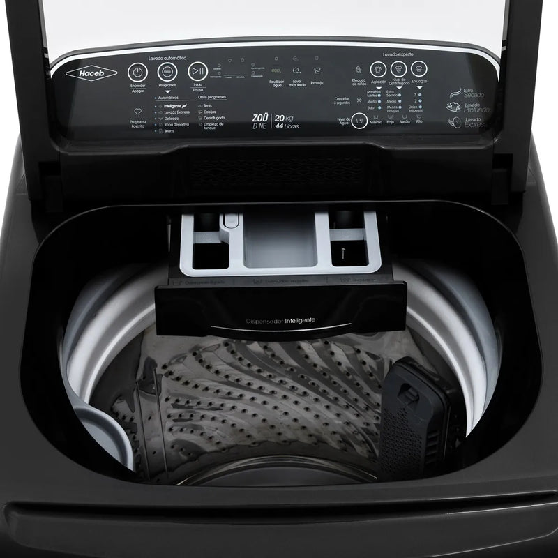 Lavadora Automática Haceb Digital Lav Zoü 20 Kg D Gris Gris Grafito