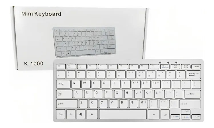 Teclado Alámbrico Aaa-1000 Compatible Con Windows Y Mac Color del teclado Negro
