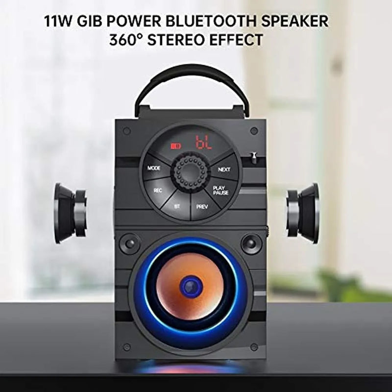 Parlantes Bluetooth Portatiles Con Luz, Parlante Grande Ina