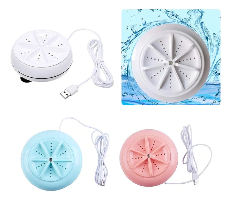 Mini lavadora de ropa portátil USB, lavadora de viaje, 1 kg