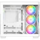 Chasis Gamer Xyz Qubex White | Argb | Atx | 4 Fans | Type C Blanco