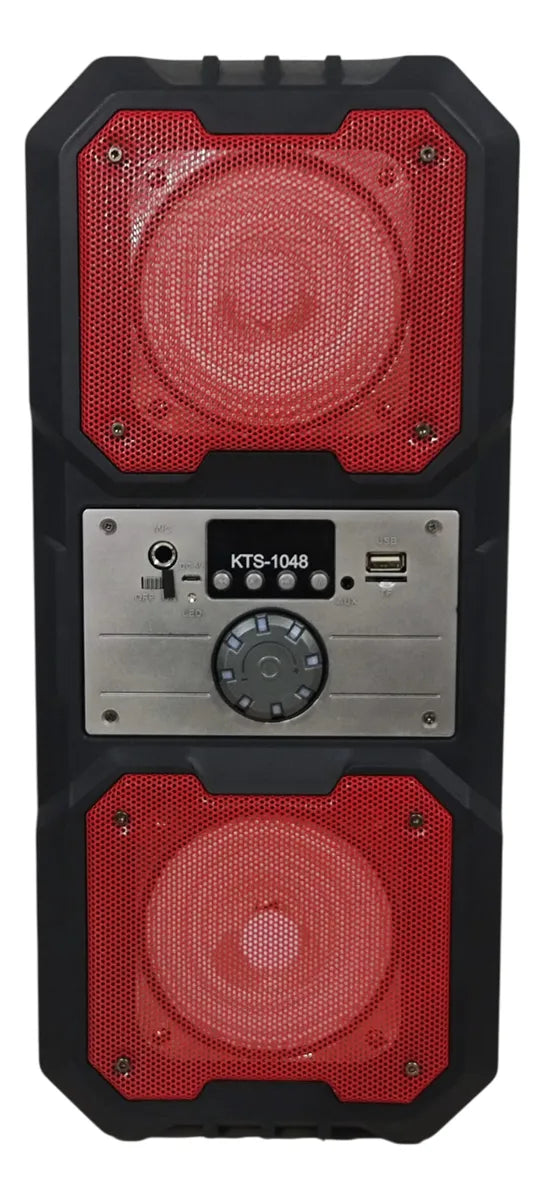 Parlante Bocina Altavoz Inalámbrico Bluetooth Portátil Luces