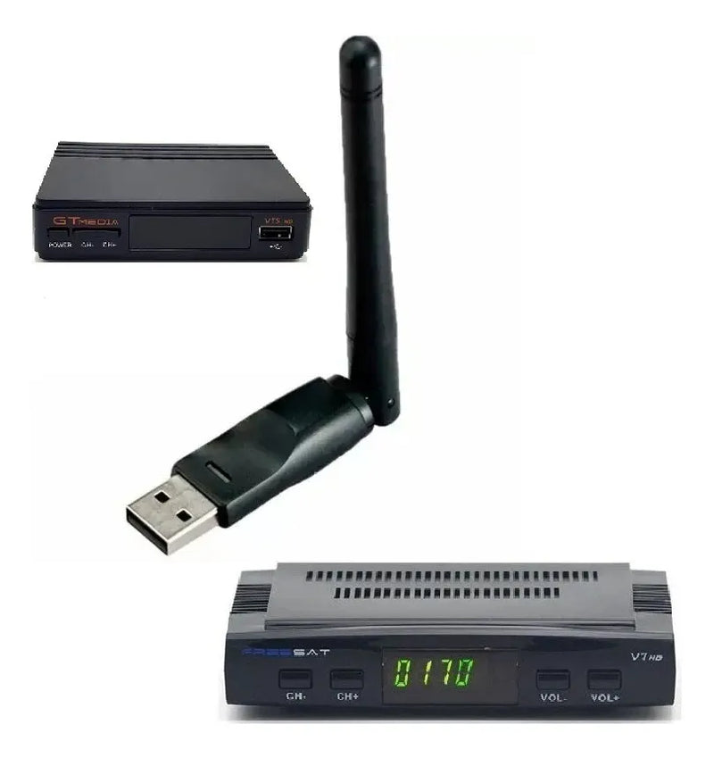 Adaptador Wifi Usb 2.4g Para Receptores Gt-media Fta Y Otras