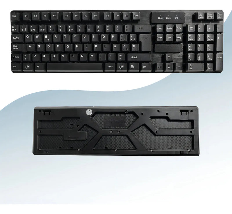 Combo Inalámbrico Teclado + Mouse Tj-808 Color Negro