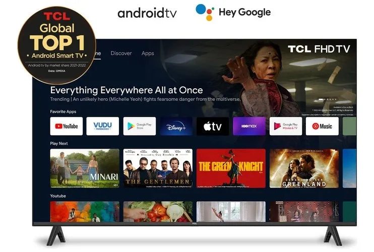 Televisor Tcl 32'' Led Smart Tv Android 32s5400af Fhd