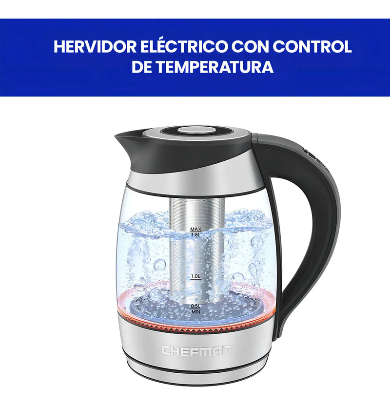 Lava Electrica Chefman Rj11-17-cti-rl 1.8 L Inox