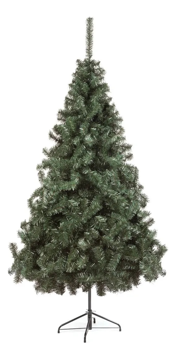 Árbol Andino 2.00m Navideño Para Decoración Muñecos Luces Verde