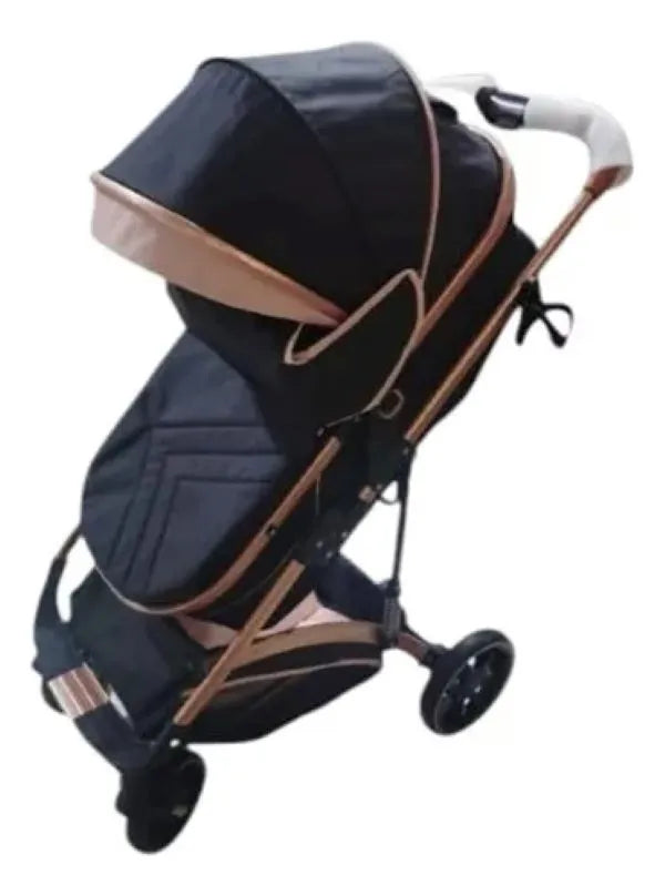 Coche Moisés Para Bebe Lujo 0 A 4 Años Ultra Liviano Color Azul - Negro Chasis 7622201720063