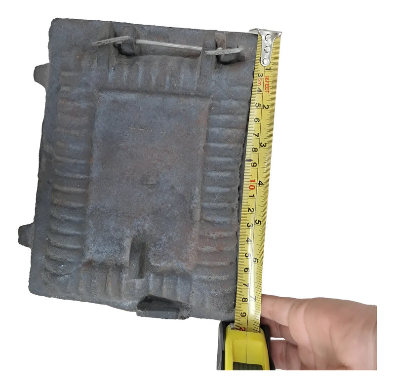 Puerta Para Estufa De Leña Pequeña 20cm X 17cm X 6cm Gris Oscuro