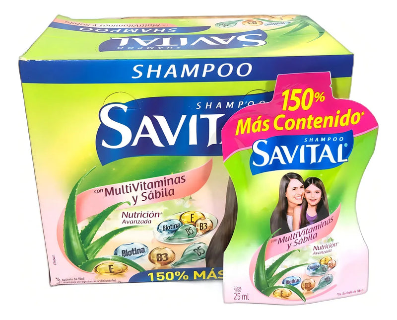 Shampoo Savital Colágeno & Sabi - mL a $44