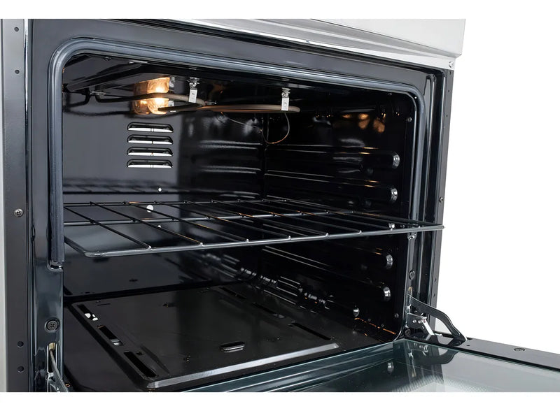Estufa Orégano Haceb 60 Cms Negra-inox Gas Natural Color Negro/Inox