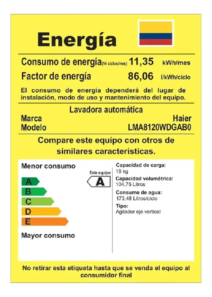 Lavadora Mabe 18 Kg Carga Superior Manual Gr Lma8120wdgab0 Gris