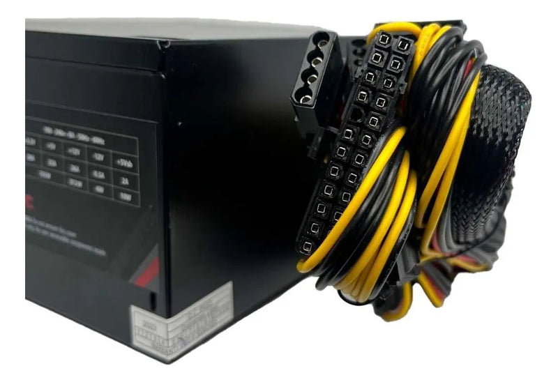 Fuente De Poder Pc Iceberg 500w Ls Oem 24 Pines, 8 Pines Negro