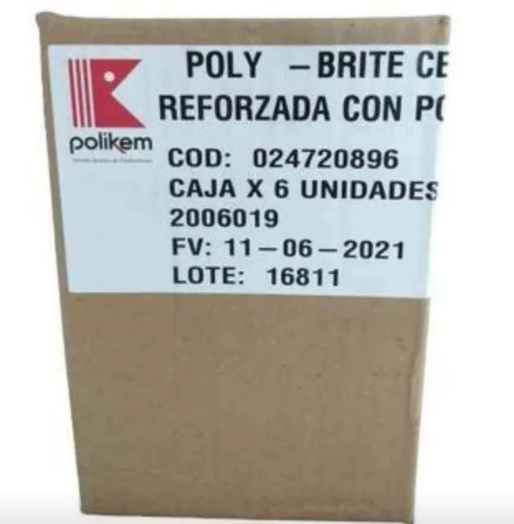 Cera Poly Brite X 6 Unidades (brilla, Desmancha Y Proteje)**