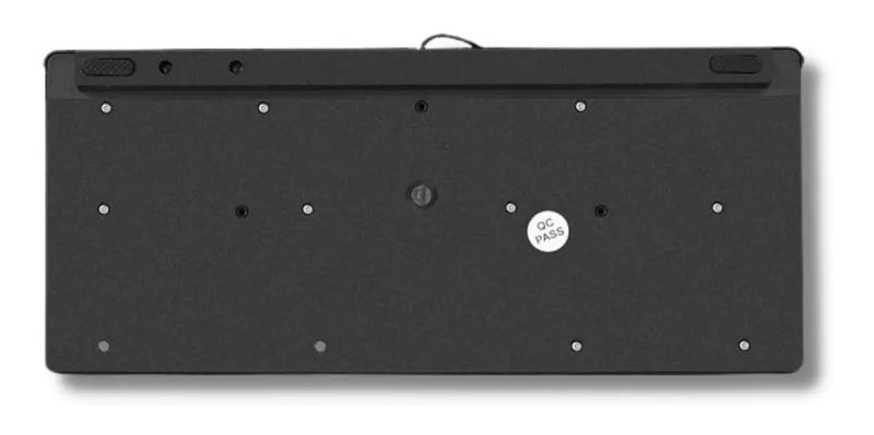 Teclado Alámbrico Aaa-1000 Compatible Con Windows Y Mac Color del teclado Negro