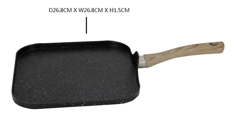 Parrilla 26cm Marbel Induccion Mango Tou Jhc