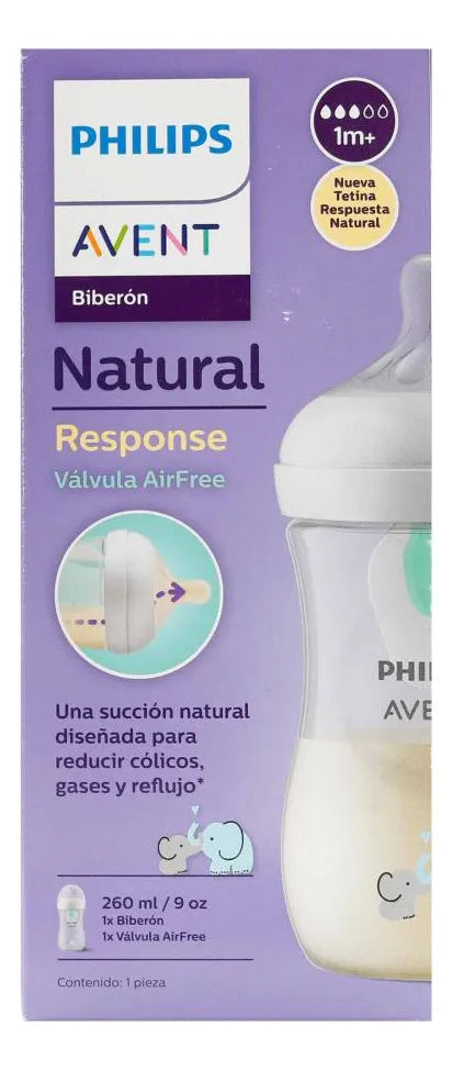 Biberón Avent Natural Response 260 Ml 9 Oz