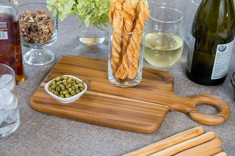 Tabla Para Picar En Madera Profesional Artesanal Super Chet Liso Marrón