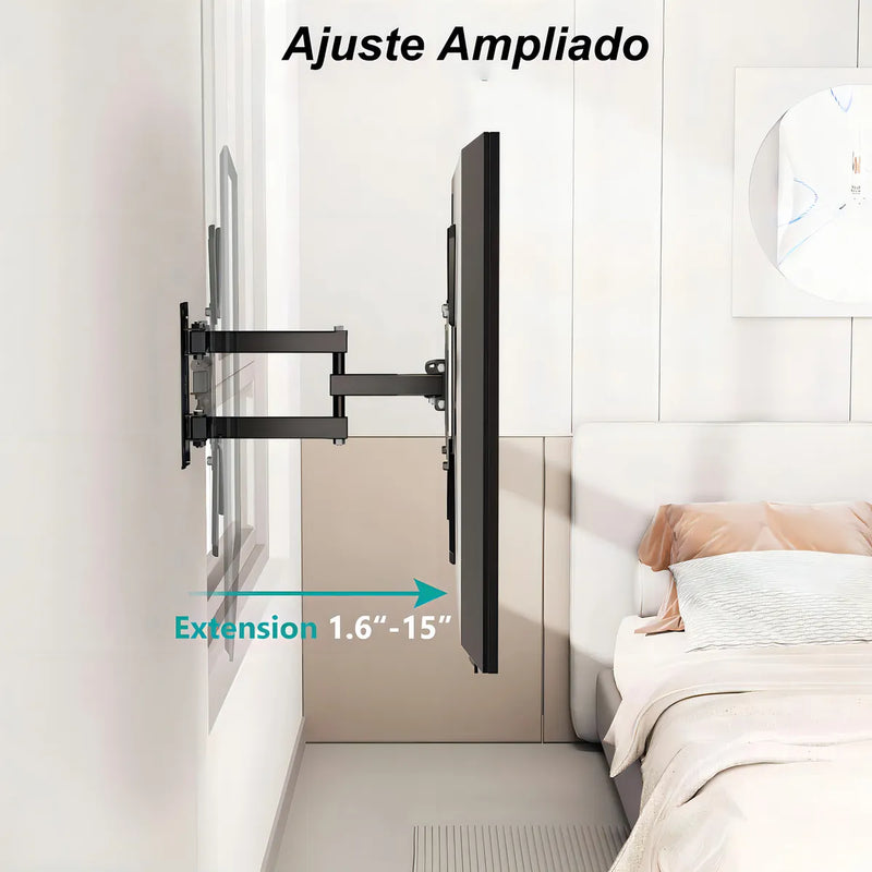 Soporte Auxamy X-400 Soporte De Pared Para Tv/monitor De 15 A 55 Negro