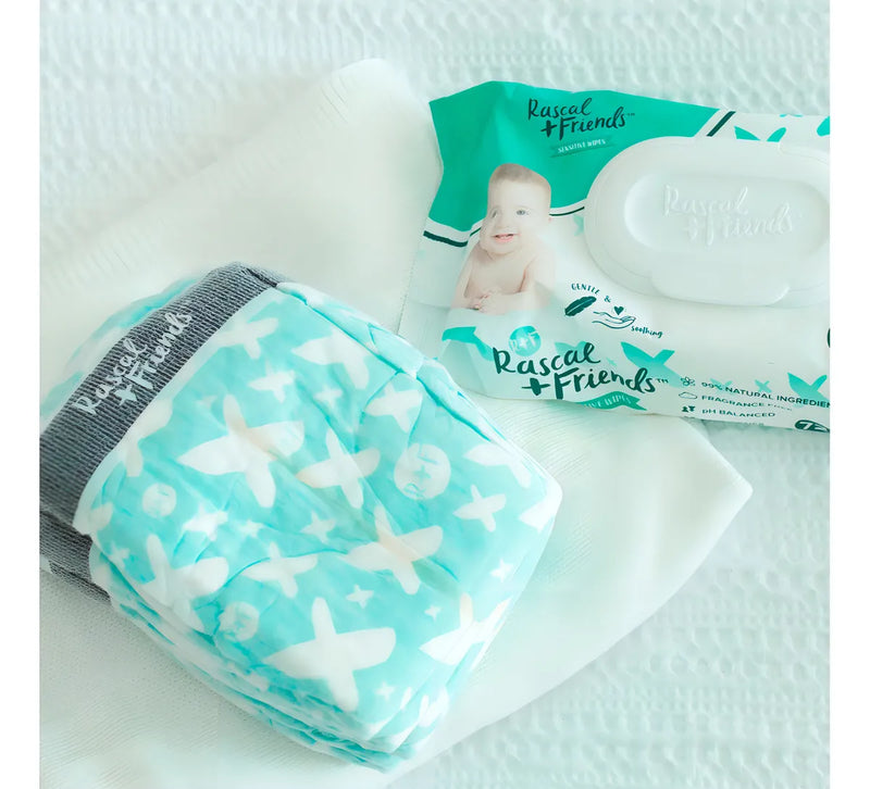 Pañitos Humedos Premium Rascal Set X 2 Pqts De 80 Unds