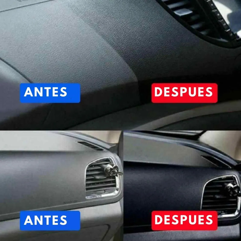 Restaurador De Partes Negras + Cera Superblue Simoniz Negro