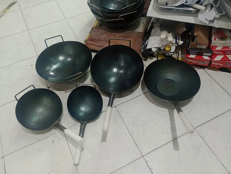 Wok O Paila 40 Cms Para Arroces (paisa, Chino Y Salteados). Negro