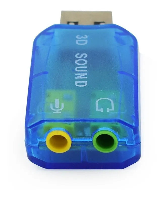 Tarjeta Sonido Externa 5.1 Virtual Pc O Portatil