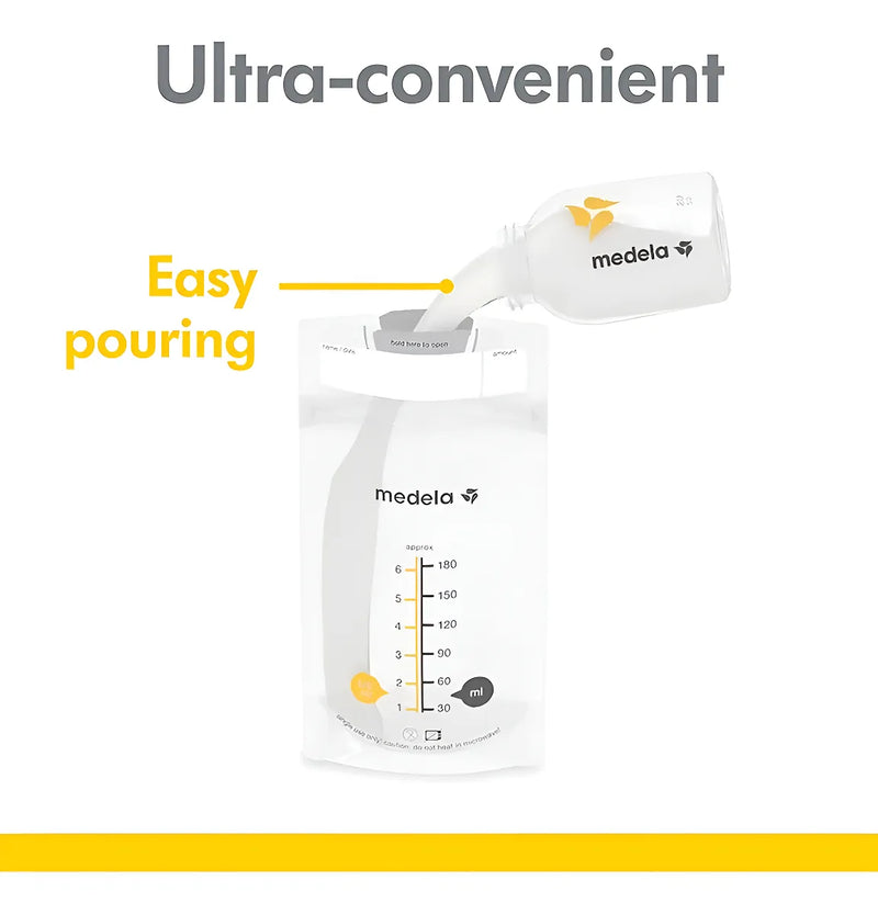 Medela Bolsas Para Almacenar Leche Materna 6oz/180ml 100pzs