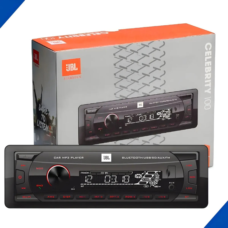 Jbl Celebrity100 Mp3, USB, Bluetooth, tarjeta SD, FM, sonido de coche