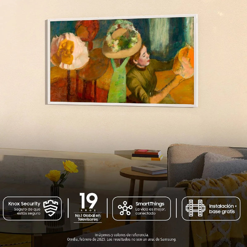 Tv Samsung Frame 55 Qled + Parlante Smart Music + Marco