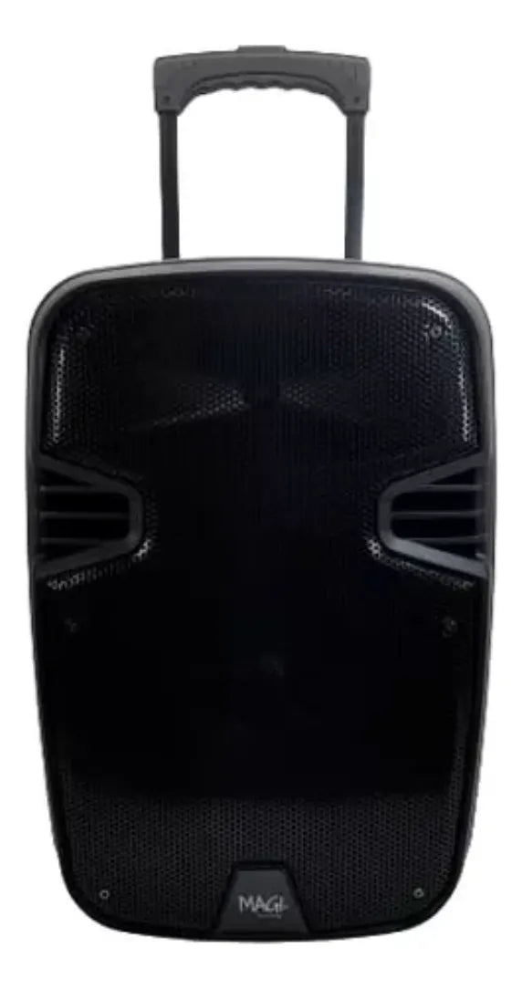 Parlante 12 Pulgada Magi C/directa/recargable Base+microfono Negro