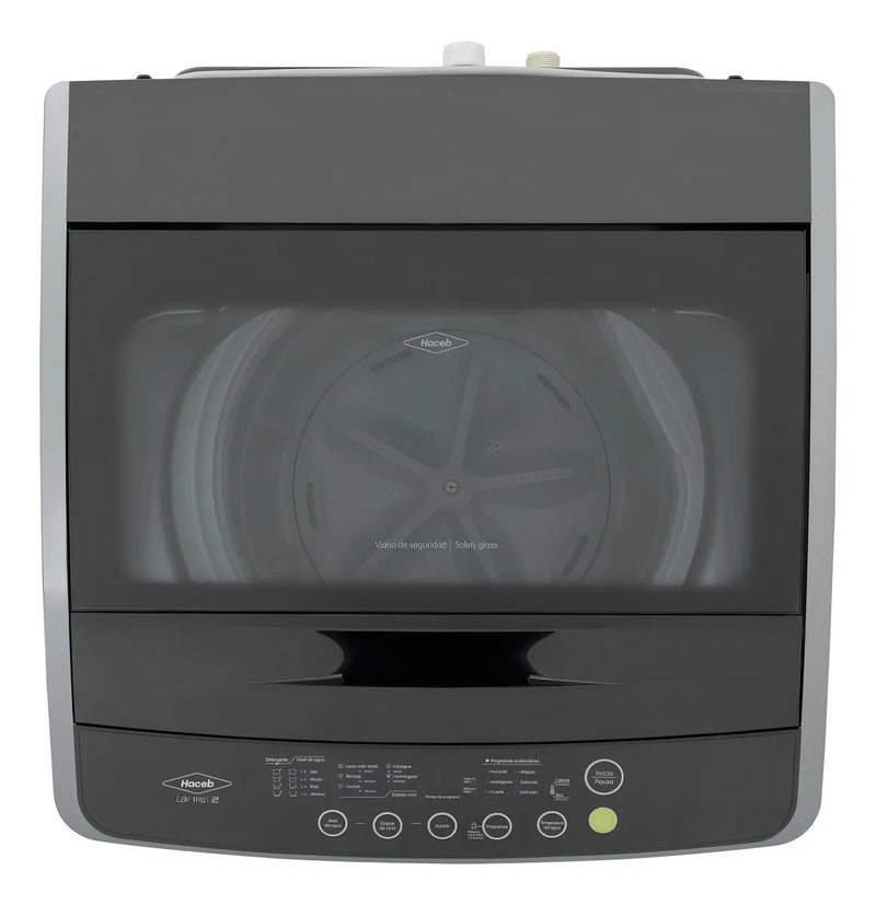 Lavadora Haceb Digital Carga Superior 11 Kg Grafito