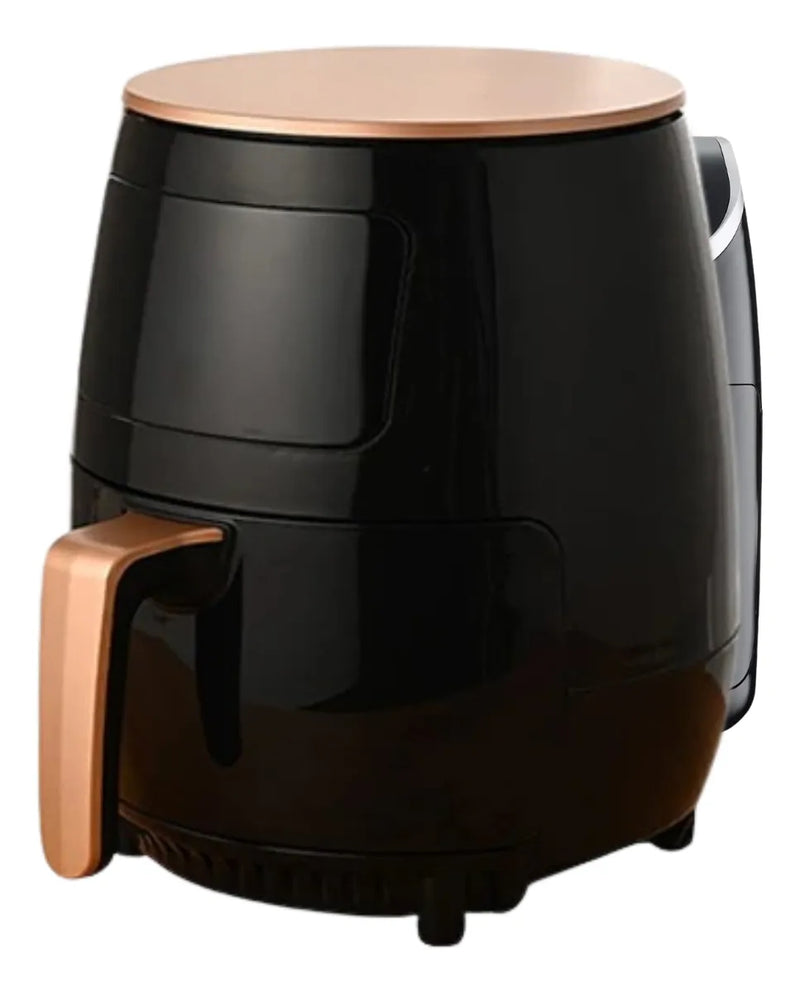 Air Fryer 6l Digital Con Bandeja Antiadherente Casa Cocina Negro