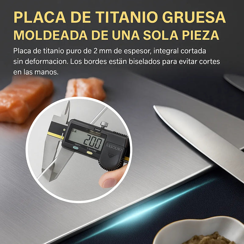 Set X3 Tabla De Picar Para Cocina En Acero Inoxidable 304 Plateado