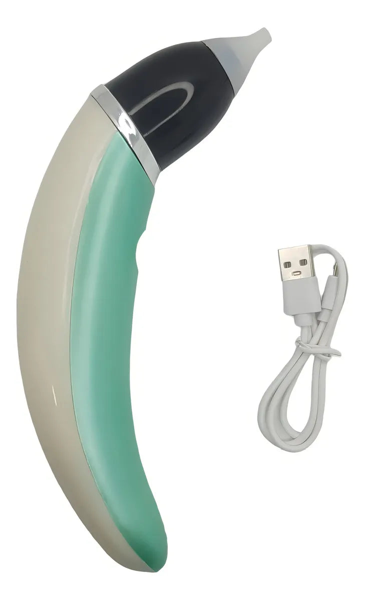Aspirador Limpieza Nasal Para Bebe Niño Eléctrico Automatico Color Verde claro