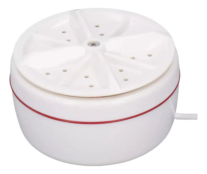 Mini Lavadora Portátil Diseño Plegable Ciclo Automático Blanco
