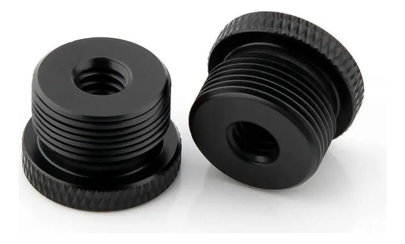 Adaptador De Rosca 5/8 Hembra A 3/8 Para Micrófono Negro