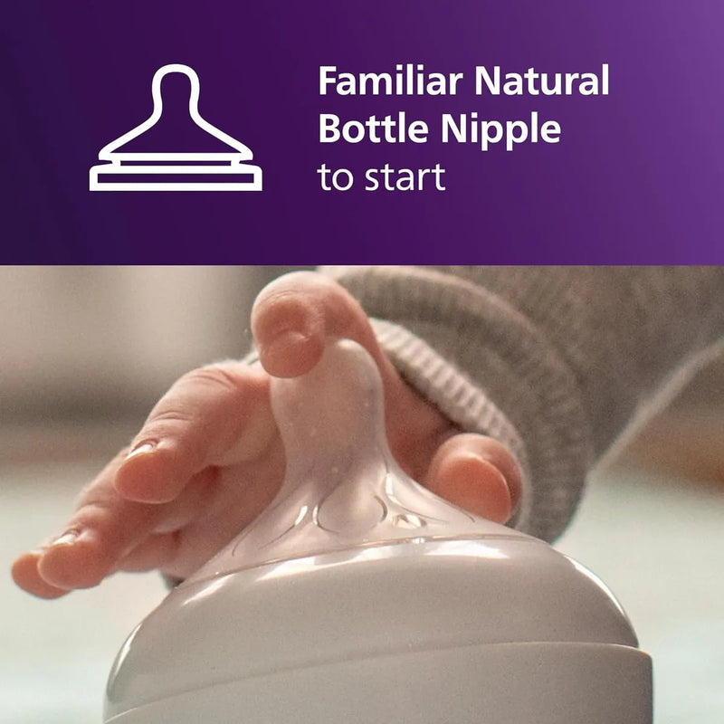 Vaso De Entrenamiento Para Bebé Avent Boquilla Flexible Transparente