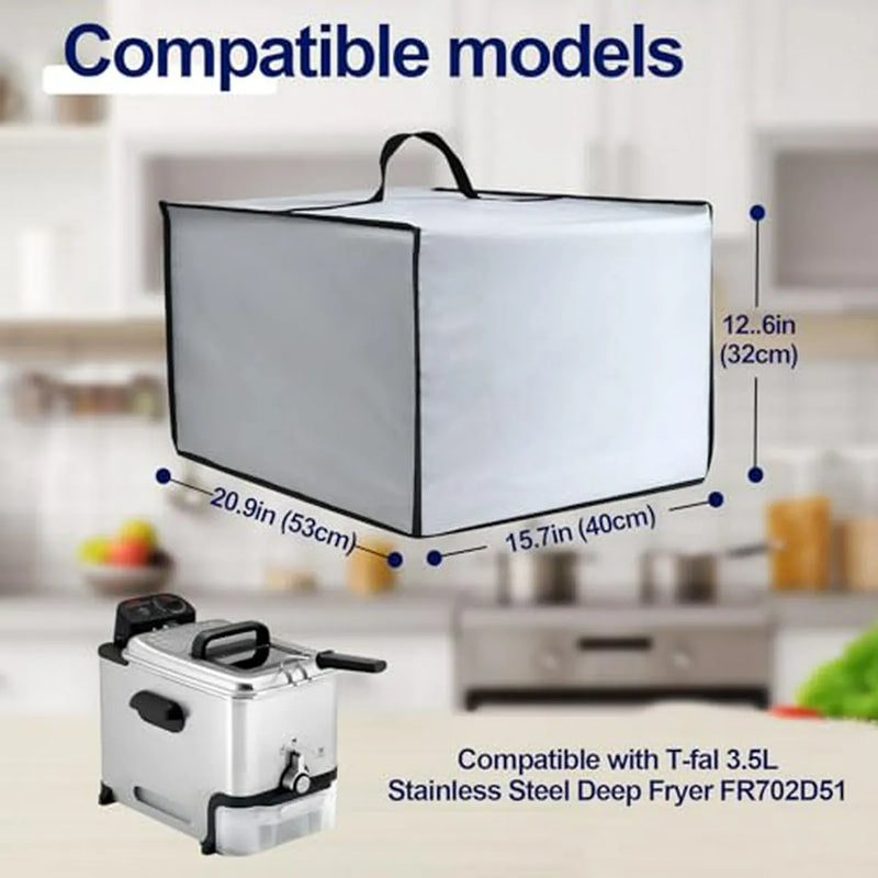 Funda Protectora Para Freidora De Acero Inoxidable T-fal 3 5