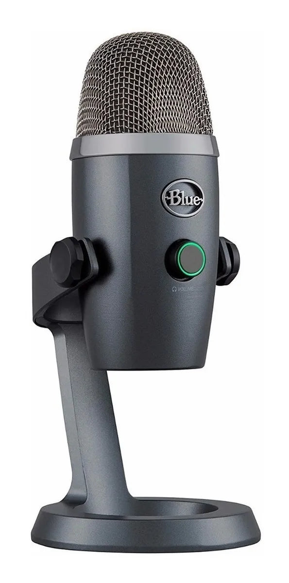 Micrófono Blue Yeti Nano Condensador Omnidireccional color shadow greyS