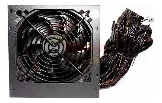 Uf-550w Fuente De Poder Bronze 80 Plus 550w Reales Iconnex Negro
