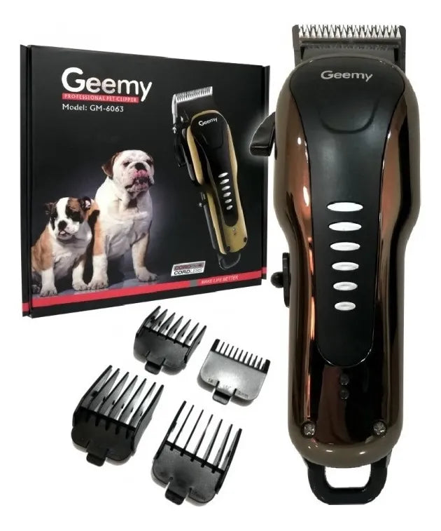 Maquina Peluquera Mascotas Profesional Canina Pet Color Dorado